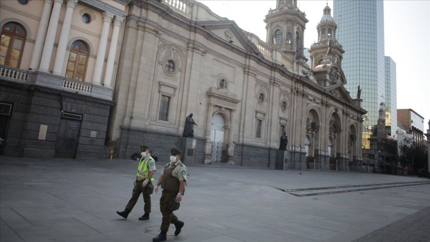 Calles vacías en Chile